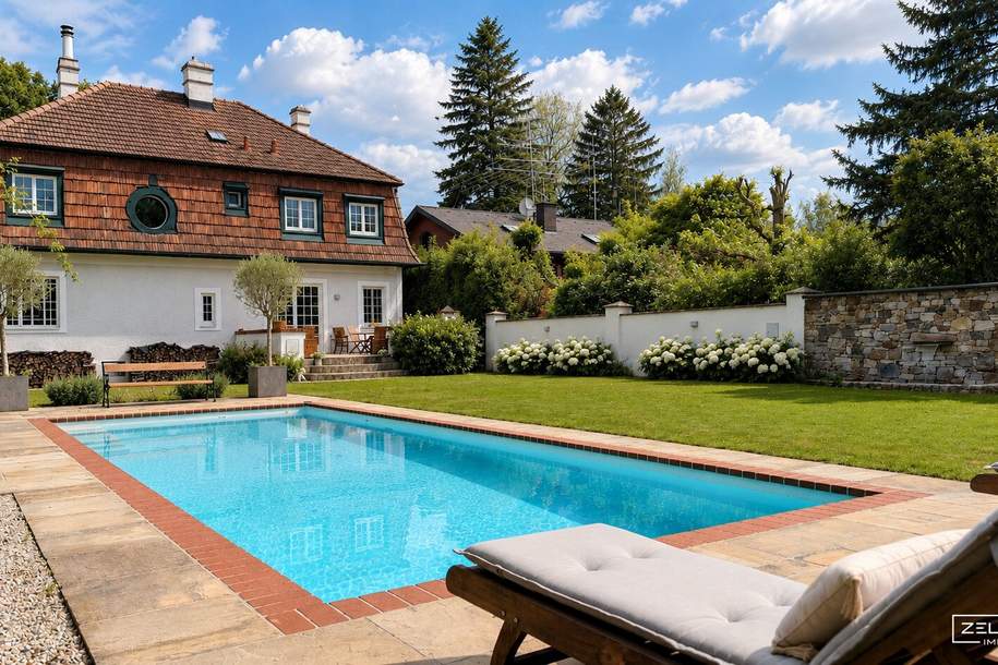 NEULENGBACH | Revitalisierte Landhausvilla mit Stil auf 1.625 m² großem Grundstück | Pool | ZELLMANN IMMOBILIEN, Haus-kauf, 1.199.000,€, 3040 Sankt Pölten(Land)