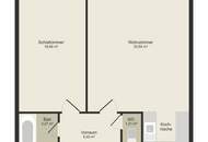 Helle 2-Zimmer-Wohnung mit Innenhofblick und eigenem Parkplatz