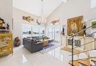 Wohntraum der Extraklasse: Exklusives Penthouse auf 2 Etagen mit großer Terrasse und schönem Garten in begehrter Lage