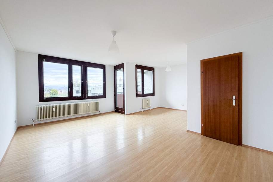 Traumblick über Graz - Schöne 1,5-Zimmer-Wohnung mit Loggia in St. Peter, Wohnung-kauf, 160.000,€, 8042 Graz(Stadt)