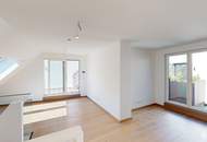 ZUR SCHÖNEN AGNES – Erstbezug: 4-Zimmer-Dachgeschoss-Maisonette mit Balkon &amp; Terrasse im grünen Sievering – PROVISIONSFREI