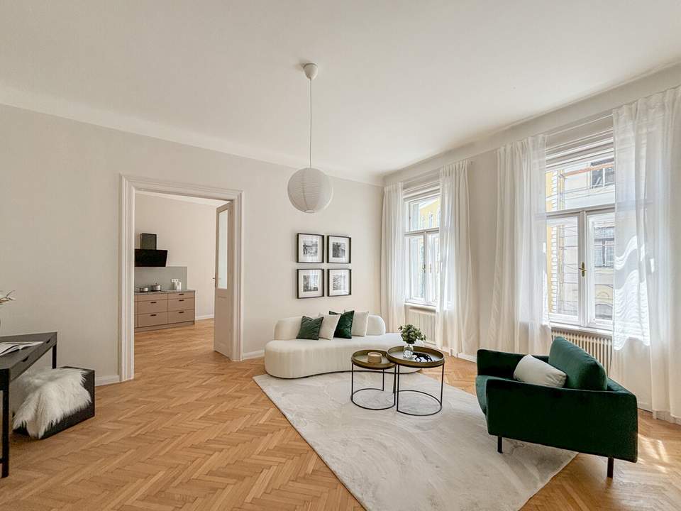 Elegante Altbauwohnung in der Gumpendorfer Straße
