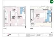 Exklusives Neubau-Reihenhaus in Klosterneuburg-Weidling – belagsfertige oder schlüsselfertige Übergabe möglich