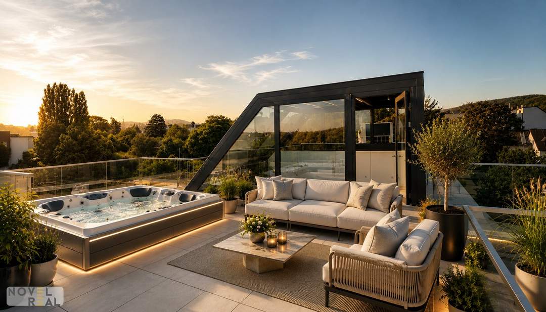Wohnen auf höchstem Niveau: Exklusives Penthouse mit herrlicher Dachterrasse in Döbling!