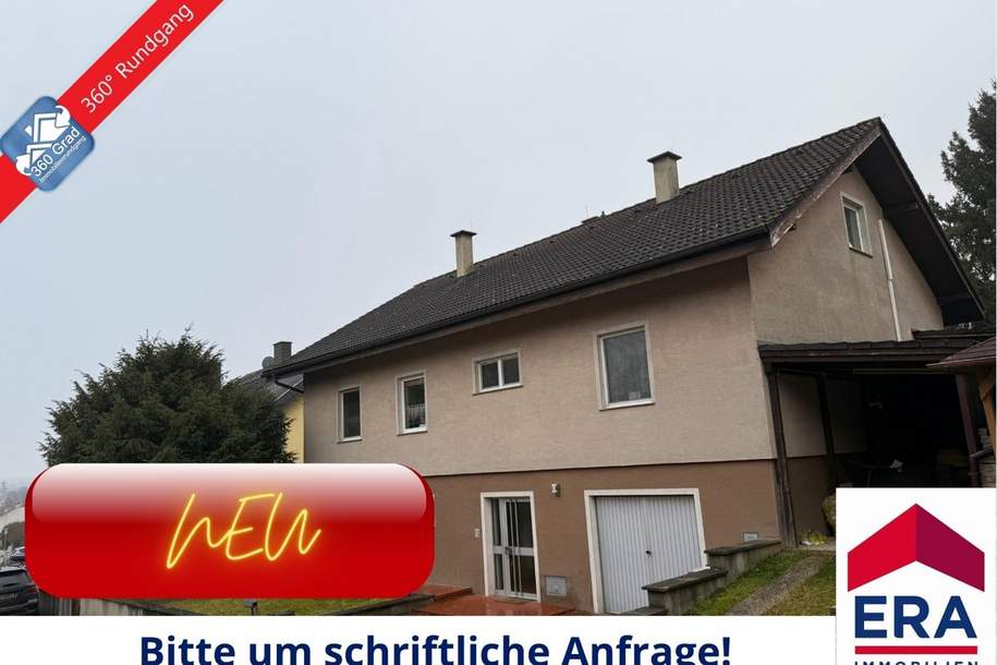 Ladendorf KAUF - Exklusives Zweifamilienhaus mit großem Garten, Haus-kauf, 449.000,€, 2126 Mistelbach