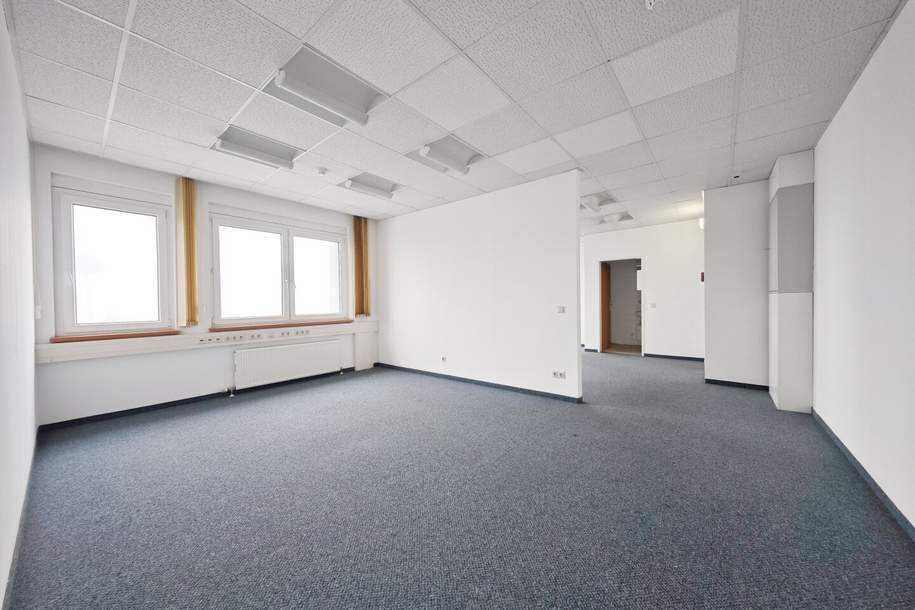 88m² Büro | Hell mit 3 Zimmern | Parkplätze | IZ-Süd, Gewerbeobjekt-miete, 1.093,63,€, 2351 Mödling