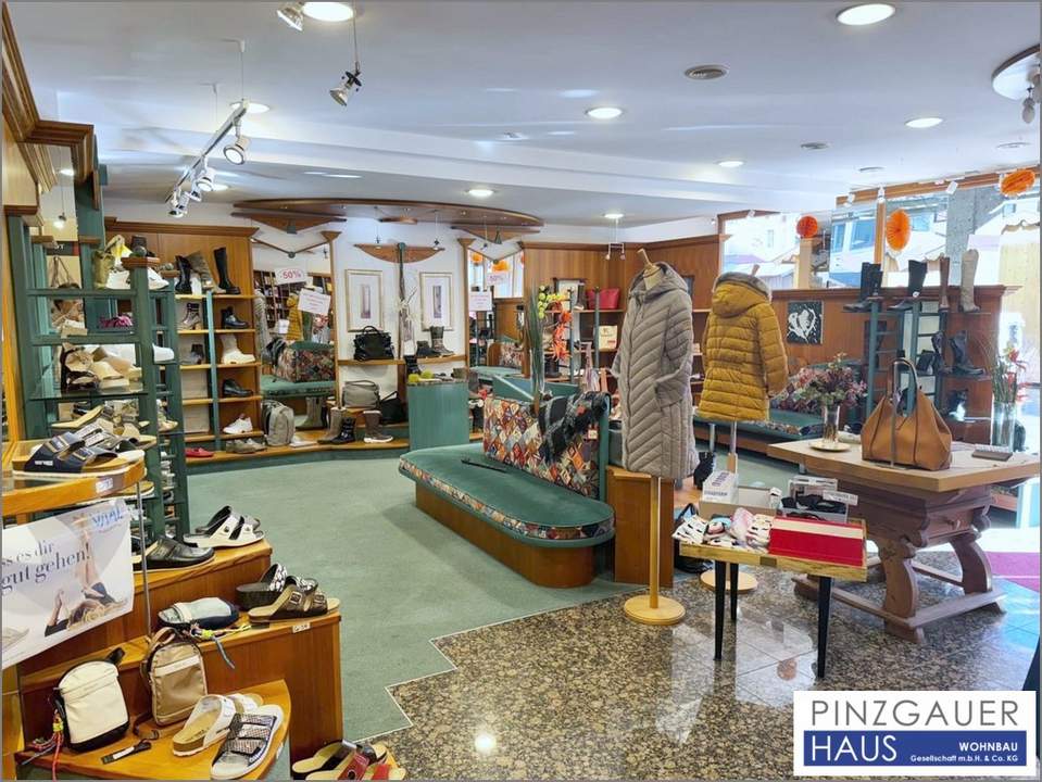 Geschäftslokal in Toplage im Zentrum von Saalfelden - 130 m² + Lager und Büro