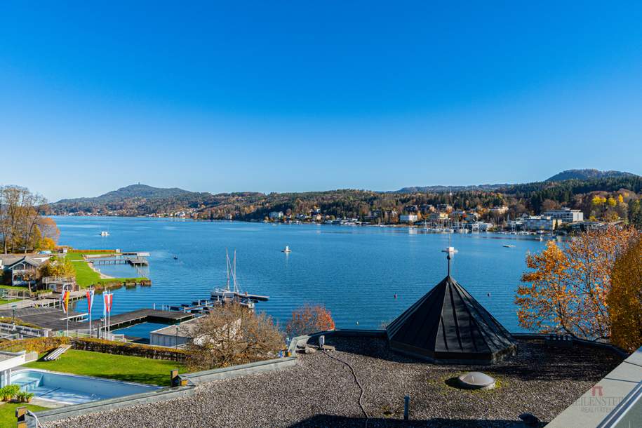 Velden Zentrum: Traumhaftes Penthouse mit Panoramablick über den Wörthersee und die Veldener Bucht, Wohnung-miete, 3.720,80,€, 9220 Villach Land