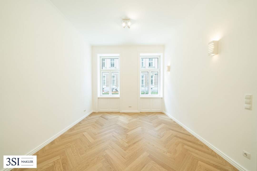 ALTBAULIEBE NEU INTERPRETIERT – 4-ZIMMER-ERSTBEZUG IM HERZEN DES 3. BEZIRKS