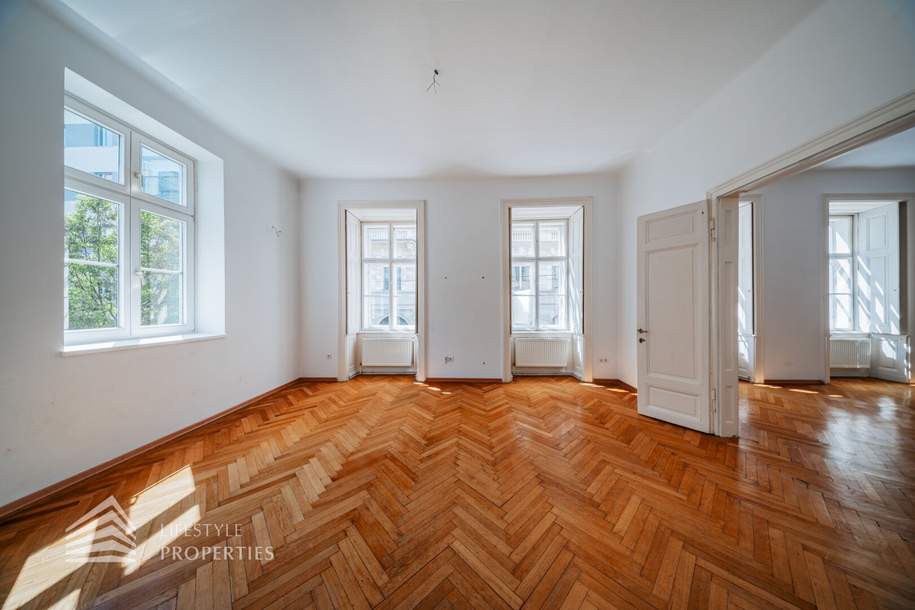 Helle 4-Zimmer Wohnung in ruhiger Lage, Nähe Mariahilfer Straße, Wohnung-kauf, 890.000,€, 1070 Wien 7., Neubau