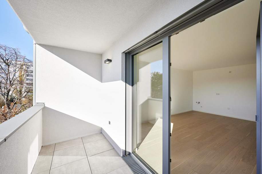 Naturnah wohnen, stadtnah leben – Ihre 3-Zimmer-Loggiawohnung mit Wohlfühlfaktor! ERSTBEZUG!, Wohnung-kauf, 459.900,€, 1220 Wien 22., Donaustadt