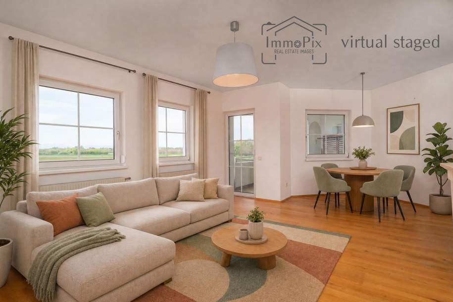 Wohnen mit Aussicht - 3 Zimmer, Loggia &amp; herrlicher Weitblick, Wohnung-kauf, 189.000,€, 7041 Eisenstadt-Umgebung