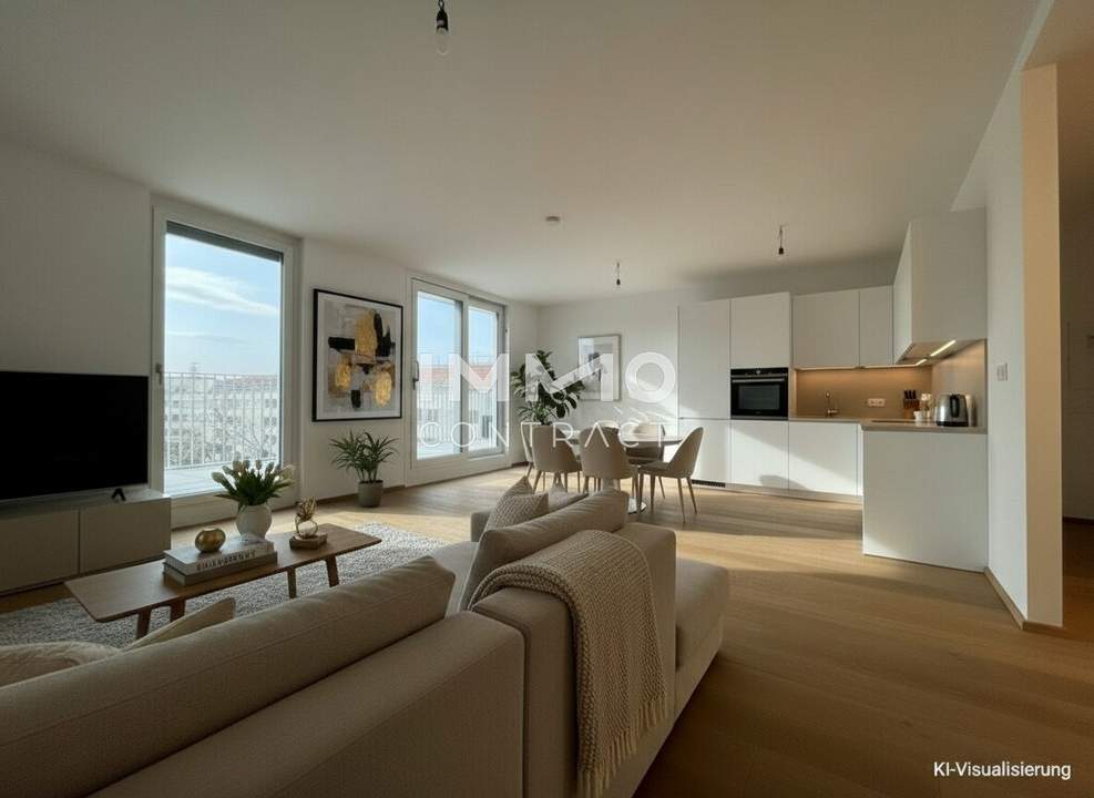 Premium-Anlageobjekt: Exklusiver 4-Zimmer-Erstbezug mit Terrasse und Klimaanlage