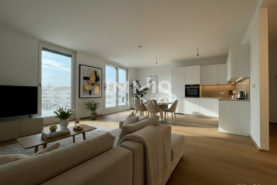 Premium-Anlageobjekt: Exklusiver 4-Zimmer-Erstbezug mit Terrasse und Klimaanlage, Wohnung-kauf, 683.400,€, 1120 Wien 12., Meidling