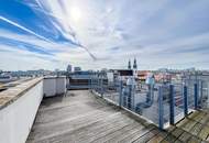 Exklusive 130 m² Dachgeschosswohnung mit Terrasse, Dachterrasse und atemberaubendem Blick auf den Stephansdom