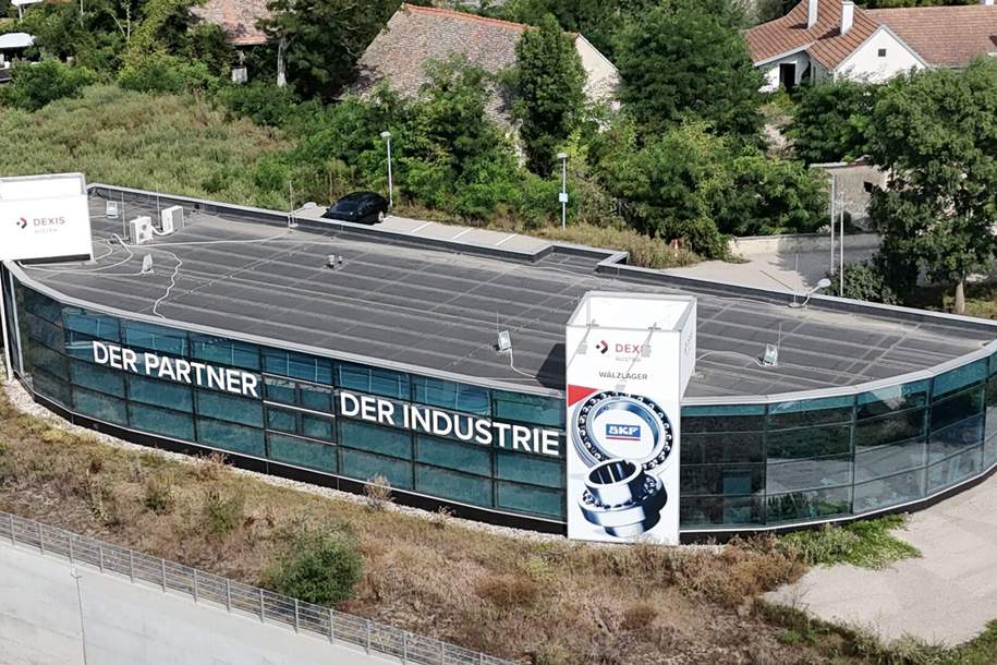 Neuwertiges Gewerbeobjekt mit 440 m² Nutzfläche auf 3.137 m² großem Areal - zusätzliche Bebauung möglich, Gewerbeobjekt-kauf, 2000 Korneuburg