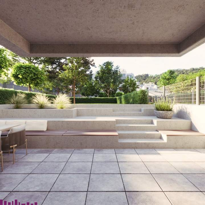 Abkühlen im hauseigenen Pool .... Ihre Traumwohnung mit Terrasse oder Garten und Fernblick Nähe Maurer Wald PROVISIONSFREI !!