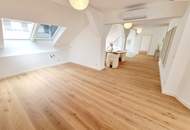 Stark reduziert - Stylischer Wohntraum im Dachgeschoss! Frisch saniert + Ruhelage + Traumhaftes Altbauhaus + Hofseitige Terrasse + U-Bahn ums Eck + Beste Infrastruktur und Anbindung!
