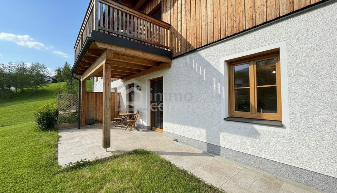 Schöne 90m² Wohnung in Nußdorf am Attersee mit Badeplatz, Garten und 2 Terrassen &amp; Parkplätzen