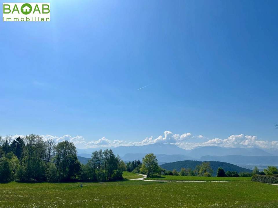 Seltenes Projekt-Grundstück am Magdalensberg – Voll erschlossen, Südlage & Top-Aussicht