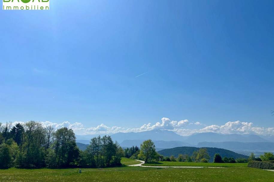 Seltenes Projekt-Grundstück am Magdalensberg – Voll erschlossen, Südlage & Top-Aussicht, Grund und Boden-kauf, 2.036.000,€, 9064 Klagenfurt Land