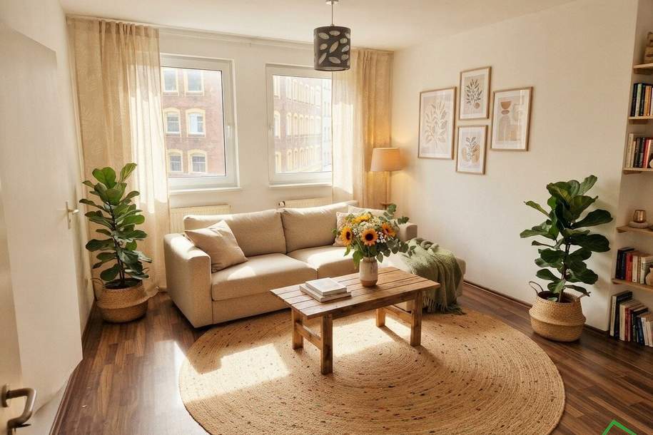 STARTWOHNUNG IN PARKLAGE *INKL. EINBAUKÜCHE*, Wohnung-miete, 866,47,€, 1100 Wien 10., Favoriten