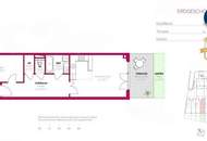 neuwertige 2-Zimmer-Wohnung mit Garten und Pkw-Stellplatz