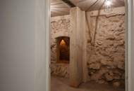 "Weihnachtsangebot" bis 31. 12. 2025 - HALBER PREIS - Historischer, renovierter Keller mit eigenem Außeneingang und LIFT und HEIZUNG !