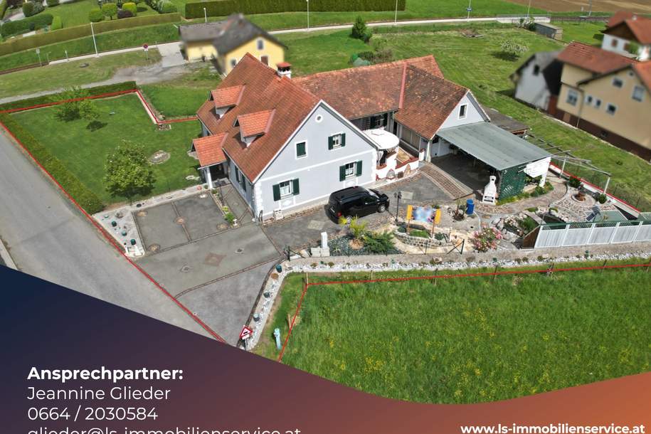 Modernisiertes Haus mit Nebengebäude im Dreikanthof-Stil! Sonniger und ebener Eigengrund, Haus-kauf, 315.000,€, 8280 Hartberg-Fürstenfeld