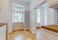Vier-Zimmer-Altbau-Wohnung im 3. Stock in zentraler Lage!