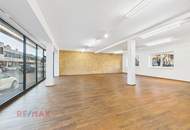 Büro oder Verkaufsraum – flexible Fläche mit beeindruckender Fensterfront