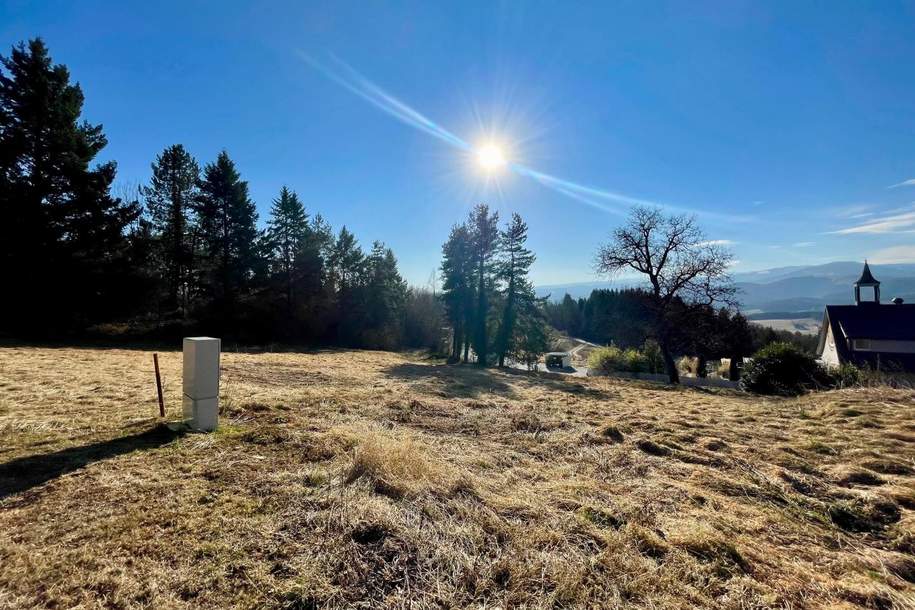 Baugrundstück in absoluter sonniger Ruhelage mit herrlicher Aussicht, Grund und Boden-kauf, 75.675,€, 8572 Voitsberg