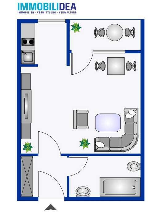 Gut vermietete Garconniere in Innsbruck mit starker Rendite.