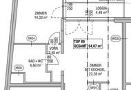1230 Wien Neubau/Erstbezug | Top 9 | 2-Zimmer + Loggia | Anlegerpreis € 287.156 netto