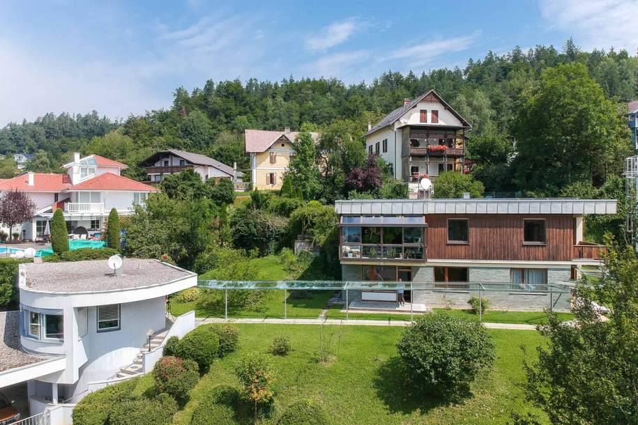 „Architektenseeblickvilla“ mit separatem Appartement in Krumpendorf am Wörthersee, Haus-kauf, 1.380.000,€, 9201 Klagenfurt Land