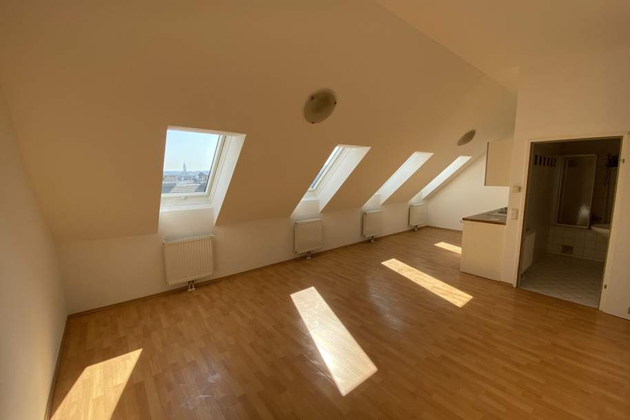 Helle 2-Zimmer-Dachgeschosswohnung – Sofort verfügbar!, Wohnung-kauf, 279.000,€, 1150 Wien 15., Rudolfsheim-Fünfhaus