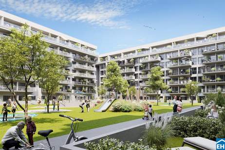 Grüne Oase in der Stadt – Wohnen mit Park & Spielplatz im Innenhof, Wohnung-miete, 810,56,€, 8010 Graz(Stadt)