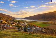 Schnell sein bei dem Preis! Seltenes Baugrundstück mit genialem Donau-Blick in ruhiger Lage: 2.168 m² für großzügiges Eigenheim, Mehrgenerationenwohnen oder Wohnen &amp; Arbeiten auf einem Grundstück!