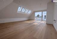 Premium-Wohnen über den Dächern: Stilvolle Neubauwohnung mit Masterbedroom, Ankleide, Bad mit Fenster und großer Dachterrasse!