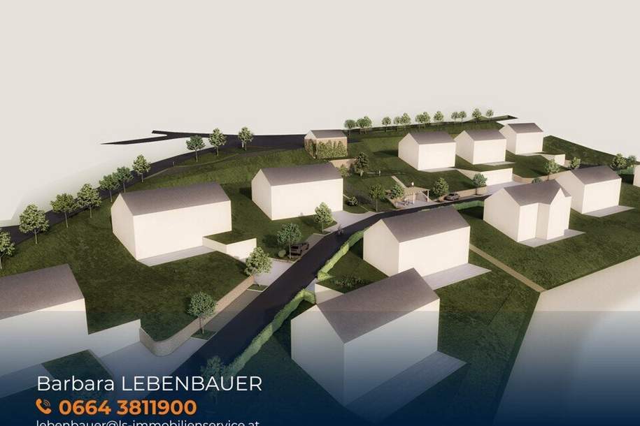 Wohnen am Pöllauberg! Bauplätze in bester Lage mit Aussicht und Lebensqualität!, Grund und Boden-kauf, 49.100,€, 8225 Hartberg-Fürstenfeld