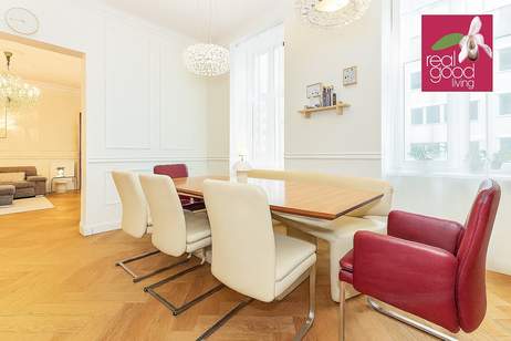 Wien Mitte: 4-Zimmer-Altbau | Luxussanierung | Balkon genehmigt | Nähe U3/U4 &amp; Innenstadt, Wohnung-kauf, 980.000,€, 1030 Wien 3., Landstraße