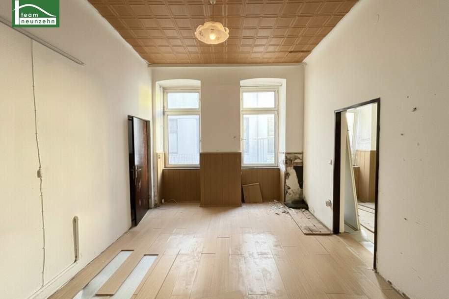 Renovierungsbedürftige Hof-Erdgeschoss-Wohnung im gepflegten Altbau nahe Familienplatz und Bahnhof Ottakring, Wohnung-kauf, 89.000,€, 1160 Wien 16., Ottakring