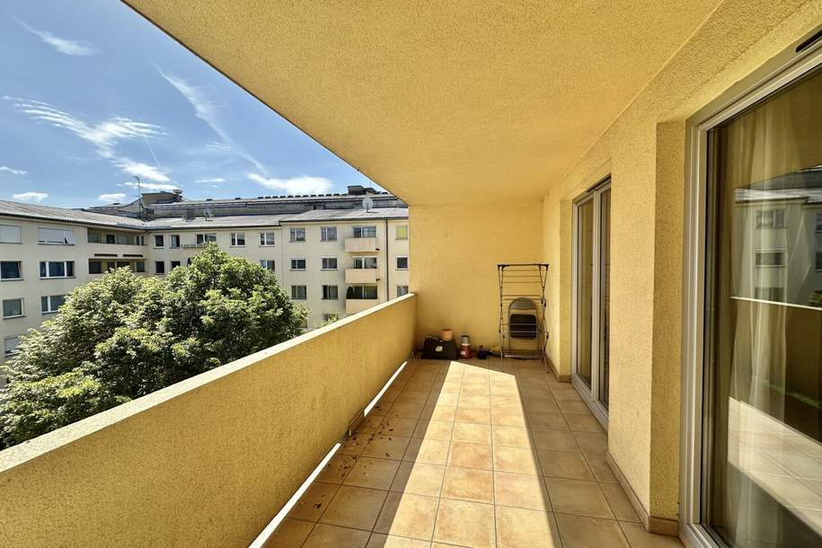 Große, helle 3-Zimmer-Wohnung mit sonniger Loggia in ruhiger Innenhoflage, Wohnung-kauf, 398.000,€, 1110 Wien 22., Donaustadt