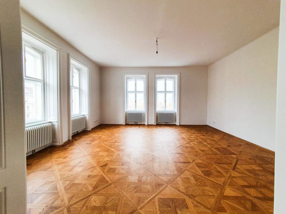 Prachtvoller Altbau mit Blick über den Stadtpark / Ring