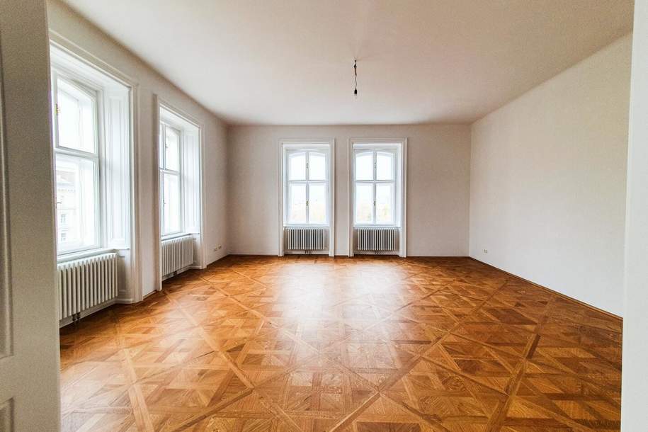Prachtvoller Altbau mit Blick über den Stadtpark / Ring, Wohnung-miete, 8.283,00,€, 1010 Wien 1., Innere Stadt