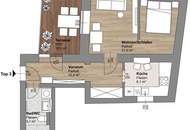 Vollmöblierte Citywohnung | Komplett hofseitig mit Terrasse | Ideal auch als Pied-à-terre | Nähe Schlossquadrat