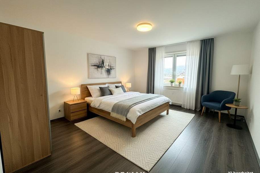 *** Attraktive ca. 50 m² Wohnung in begehrter Lage von Bruck an der Mur – helles Wohn-/Schlafzimmer, moderne Küche &amp; hoher Wohnkomfort ***, Wohnung-kauf, 68.000,€, 8600 Bruck-Mürzzuschlag