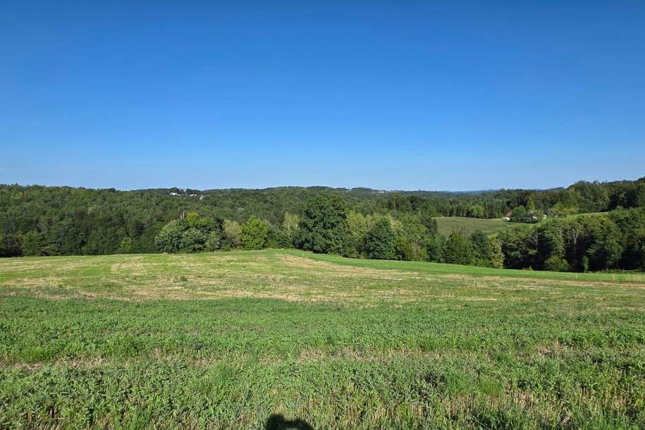 Baugrundstück mit viel Sonne im oststeirischen Hügelland 15 km von Graz!, Grund und Boden-kauf, 66.000,€, 8323 Graz-Umgebung