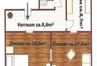 Helle 2-Zimmerwohnung mit Balkon in den Innenhof! (Mietbeginn 01.09.2026)