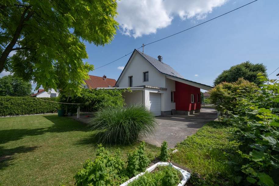 177 m² Wohn-Nutzfläche – 755 m² Grundstück – SOFORT VERFÜGBAR! Voll unterkellertes Einfamilienhaus mit traumhaftem Garten in sonniger Ruhelage!, Haus-kauf, 299.000,€, 4522 Steyr-Land